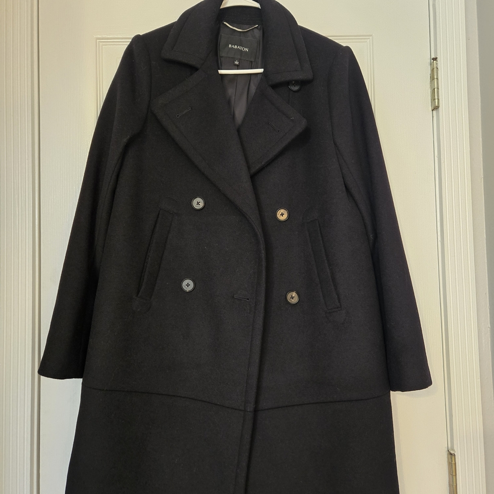 ARITZIA Babaton Back Double-Breasted Coat
